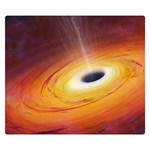 Black Hole Double Sided Flano Blanket (Small)  50 x40  Blanket Back