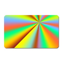 Burst Radial Shine Sunburst Sun Magnet (rectangular) by Sapixe