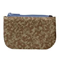 Camouflage Tarn Texture Pattern Large Coin Purse