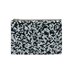 Camouflage Tarn Texture Pattern Cosmetic Bag (medium)  by Sapixe