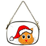 Cat Christmas Cartoon Clip Art Chain Purses (Two Sides)  Back