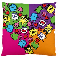 Cartoon Pattern Large Cushion Case (two Sides)