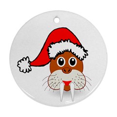 Child Of Artemis Christmas Animal Clipart Ornament (round)