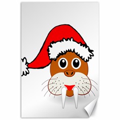 Child Of Artemis Christmas Animal Clipart Canvas 24  X 36 