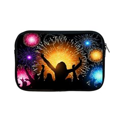 Celebration Night Sky With Fireworks In Various Colors Apple Ipad Mini Zipper Cases by Sapixe