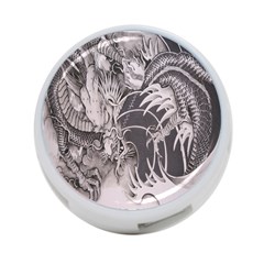 Chinese Dragon Tattoo 4-port Usb Hub (two Sides)  by Sapixe