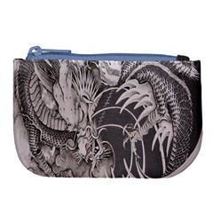 Chinese Dragon Tattoo Large Coin Purse