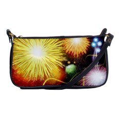 Celebration Colorful Fireworks Beautiful Shoulder Clutch Bags by Sapixe