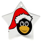 Christmas Animal Clip Art Ornament (Star) Front