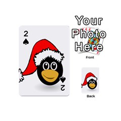 Christmas Animal Clip Art Playing Cards 54 (mini)  by Sapixe