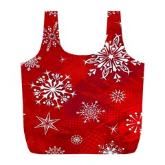 Christmas Pattern Full Print Recycle Bags (l) 