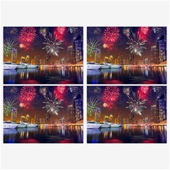 Christmas Night In Dubai Holidays City Skyscrapers At Night The Sky Fireworks Uae Belt Buckles by Sapixe