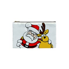 Christmas Santa Claus Cosmetic Bag (small)  by Sapixe