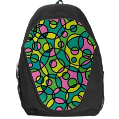 Circle Background Background Texture Backpack Bag by Sapixe