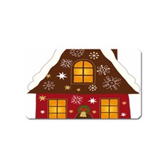 Christmas House Clipart Magnet (name Card)