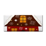 Christmas House Clipart Cosmetic Storage Cases Front