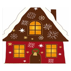 Christmas House Clipart Double Sided Flano Blanket (small)  by Sapixe