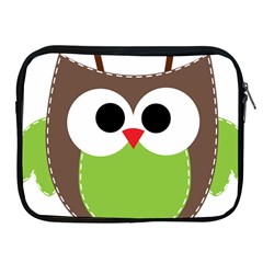 Clip Art Animals Owl Apple Ipad 2/3/4 Zipper Cases by Sapixe