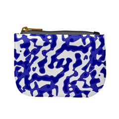 Bright Abstract Camo Pattern Mini Coin Purses by dflcprints