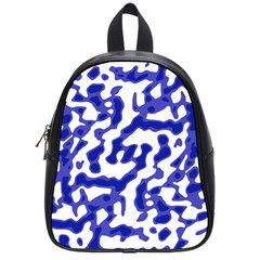 Bright Abstract Camo Pattern School Bag (small) by dflcprints