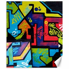 Urban Graffiti Movie Theme Productor Colorful Abstract Arrows Canvas 8  X 10  by genx