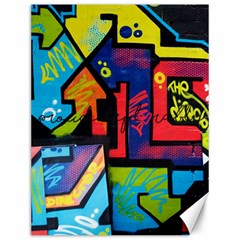 Urban Graffiti Movie Theme Productor Colorful Abstract Arrows Canvas 12  X 16   by genx