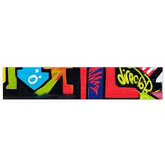 Urban Graffiti Movie Theme Productor Colorful Abstract Arrows Flano Scarf (small)  by genx