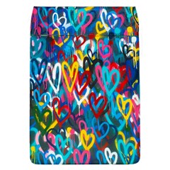 Graffiti Hearts Street Art Spray Paint Rad Flap Covers (l)  by genx