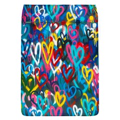 Graffiti Hearts Street Art Spray Paint Rad Flap Covers (s)  by genx