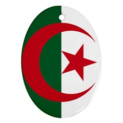 Roundel Of Algeria Air Force Ornament (oval) by abbeyz71