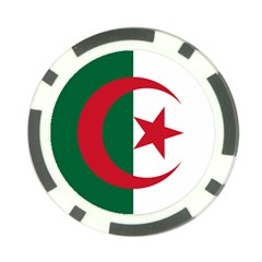 Roundel Of Algeria Air Force Poker Chip Card Guard (10 Pack) by abbeyz71