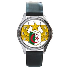 Badge Of The Algerian Air Force  Round Metal Watch by abbeyz71