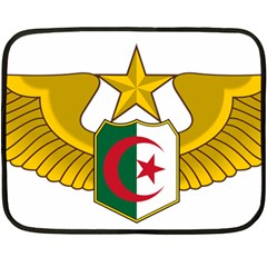 Badge Of The Algerian Air Force  Double Sided Fleece Blanket (mini)  by abbeyz71