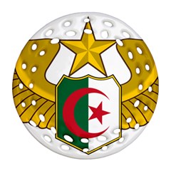 Badge Of The Algerian Air Force  Round Filigree Ornament (two Sides) by abbeyz71