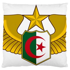 Badge Of The Algerian Air Force  Large Cushion Case (two Sides) by abbeyz71