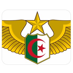 Badge Of The Algerian Air Force  Double Sided Flano Blanket (medium)  by abbeyz71