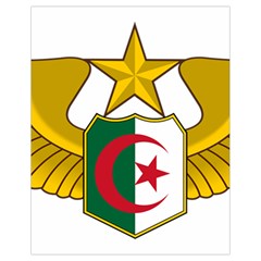 Badge Of The Algerian Air Force  Drawstring Bag (small) by abbeyz71