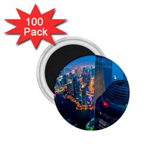 City Dubai Photograph From The Top Of Skyscrapers United Arab Emirates 1.75  Magnets (100 pack) 