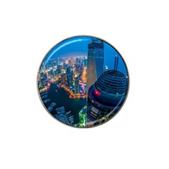 City Dubai Photograph From The Top Of Skyscrapers United Arab Emirates Hat Clip Ball Marker