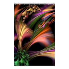 Color Burst Abstract Shower Curtain 48  X 72  (small) 