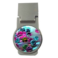 Colorful Balls Of Glass 3d Money Clips (round)  by Sapixe