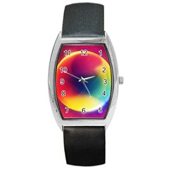 Colorful Glowing Barrel Style Metal Watch