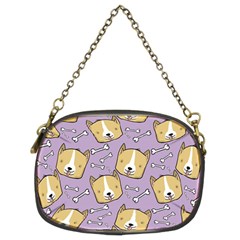 Dog Pattern Chain Purses (two Sides)  by Sapixe