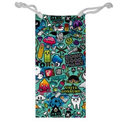 Comics Collage Jewelry Bag