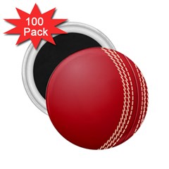 Cricket Ball 2 25  Magnets (100 Pack)  by Sapixe