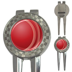 Cricket Ball 3-in-1 Golf Divots by Sapixe