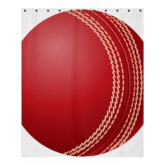 Cricket Ball Shower Curtain 60  X 72  (medium)  by Sapixe