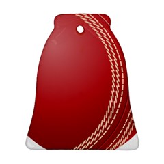 Cricket Ball Bell Ornament (two Sides) by Sapixe