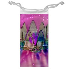 Crystal Flower Jewelry Bag