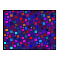 Squares Square Background Abstract Fleece Blanket (small)